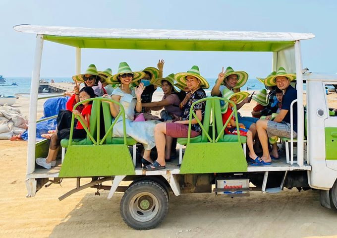 Combo tour khám phá Cù Lao Xanh bằng xe điện - Quy Nhơn Group Tour