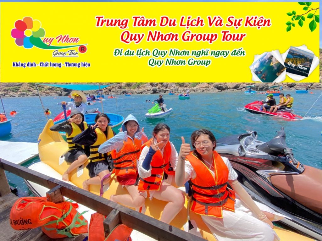 Tour Kỳ Co Trong ngày chơi thuyền chuối - Quy Nhơn Group Tour