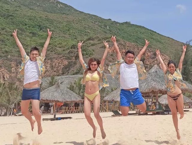 Tha hồ tắm biển khi di tour Kỳ Co nữa ngày
