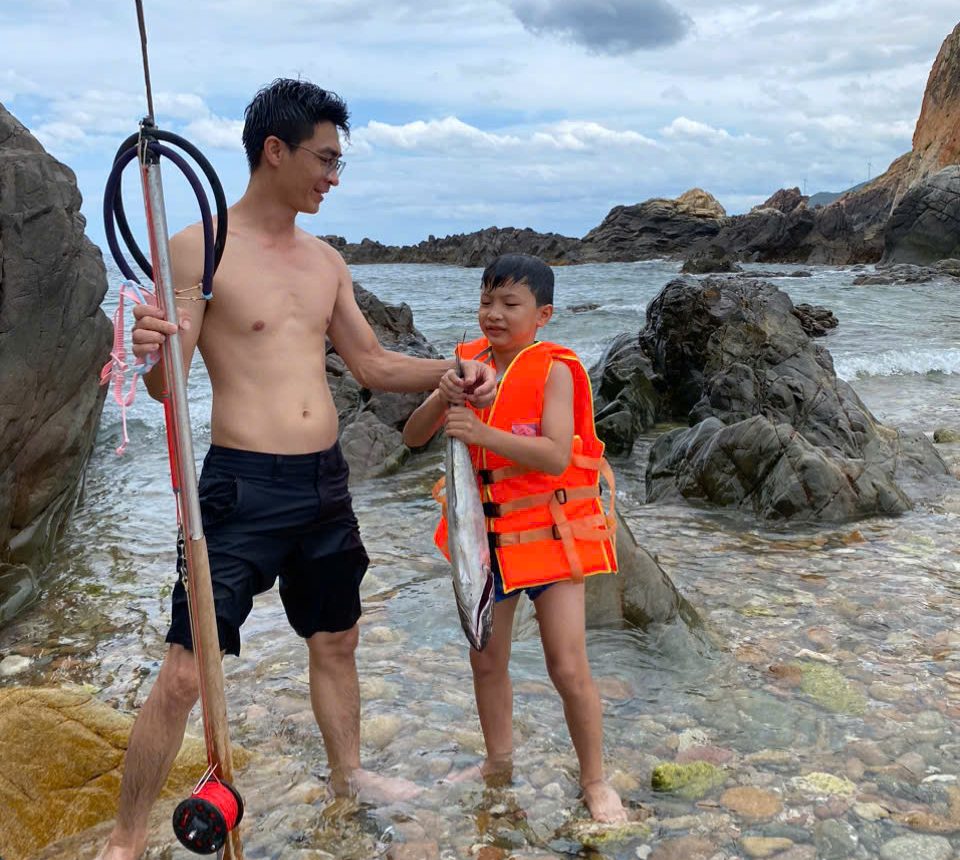 hình ảnh thực tế trong tour săn cá